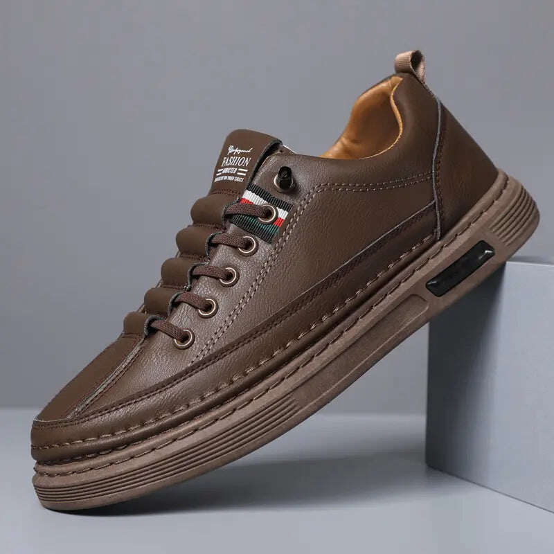 【39-44】 2025 Wysokiej jakości męskie buty skórzane
