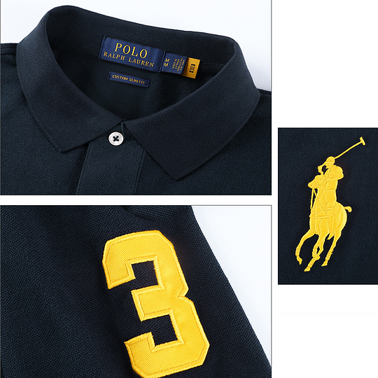 Camisas polo masculinas Ralph Lauren®, pacote com 2