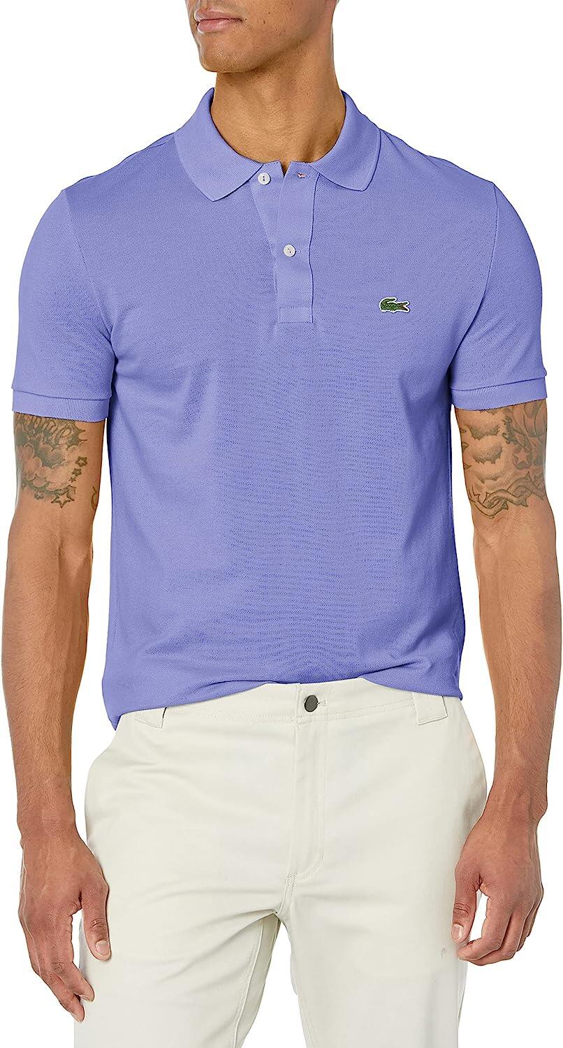 CAMISA POLO MASCULINA LACOSTE CLASSIC PIQUE SLIM FIT MANGA CURTA