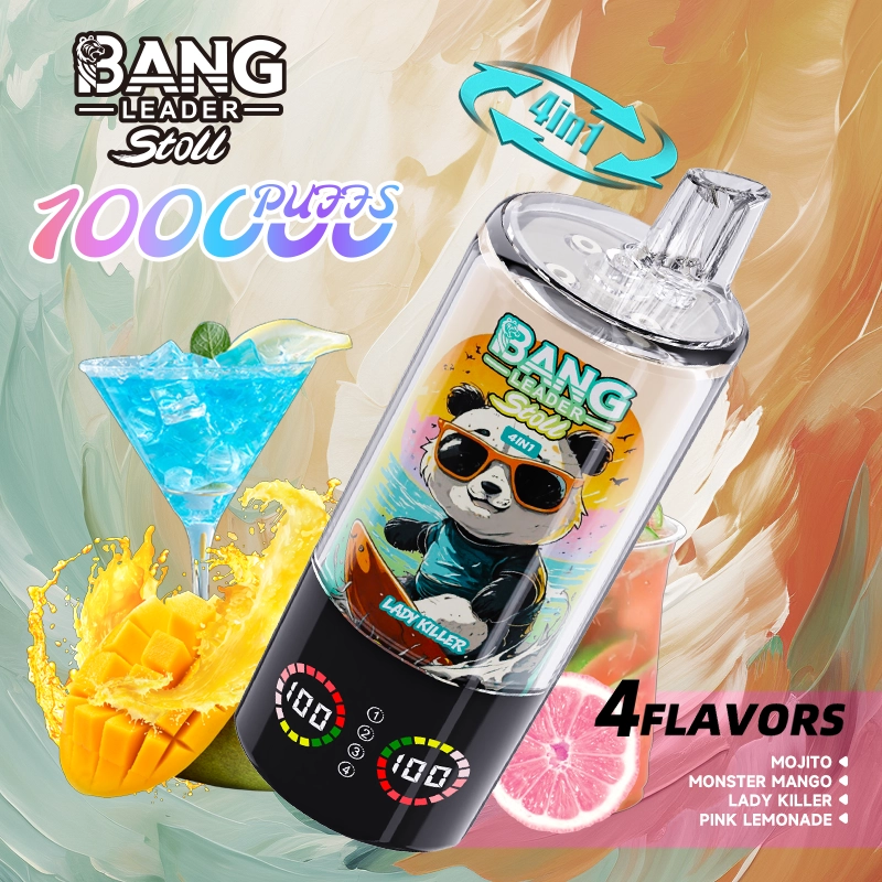 Bang Leader Stoll 100K Puffs Vape 10.Mojito & Monster Mango & Lady Killer & Pink Lemonade