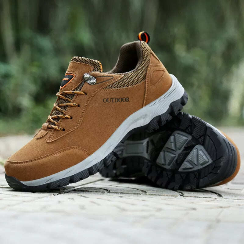 Oddychające męskie buty do chodzenia ze wsparciem łuku stopy