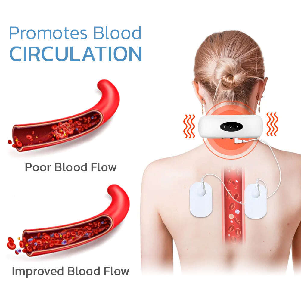 КОМПЛЕКТ EMS PULSE NECKOLOGY LYMPHVITY MASSAGER