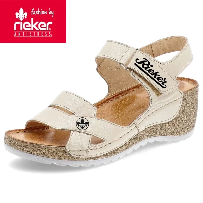 Sandals Rieker® Fashion women's shoes on wedge heel