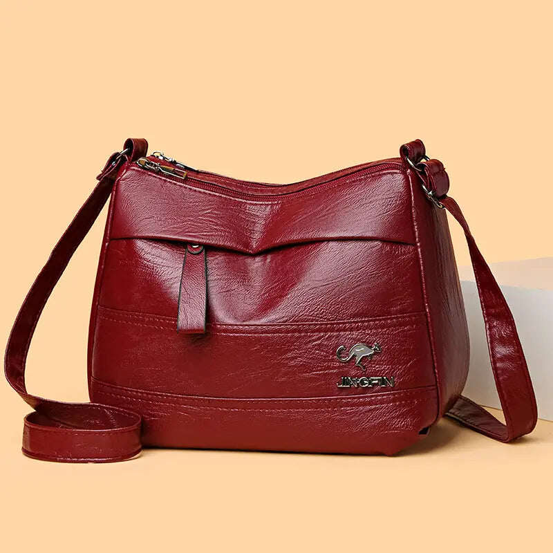 👜NOVA BOLSA RETRÔ MULTICAMADAS DE GRANDE CAPACIDADE, MODERNA E VERSÁTIL
