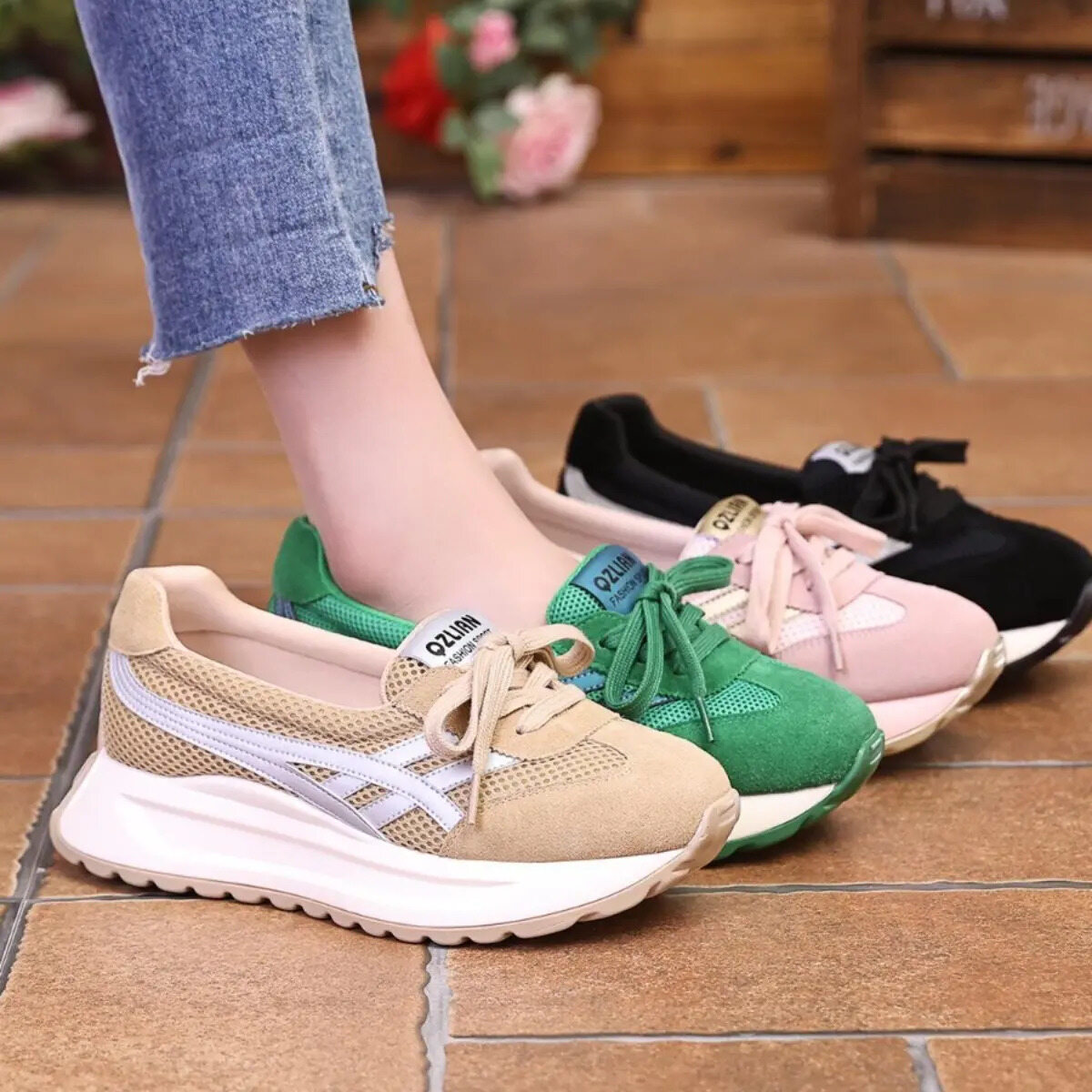 🍂 【Wszechstronne jesienne buty damskie】 Nowe modne buty zwiększające wysokość na co dzień.