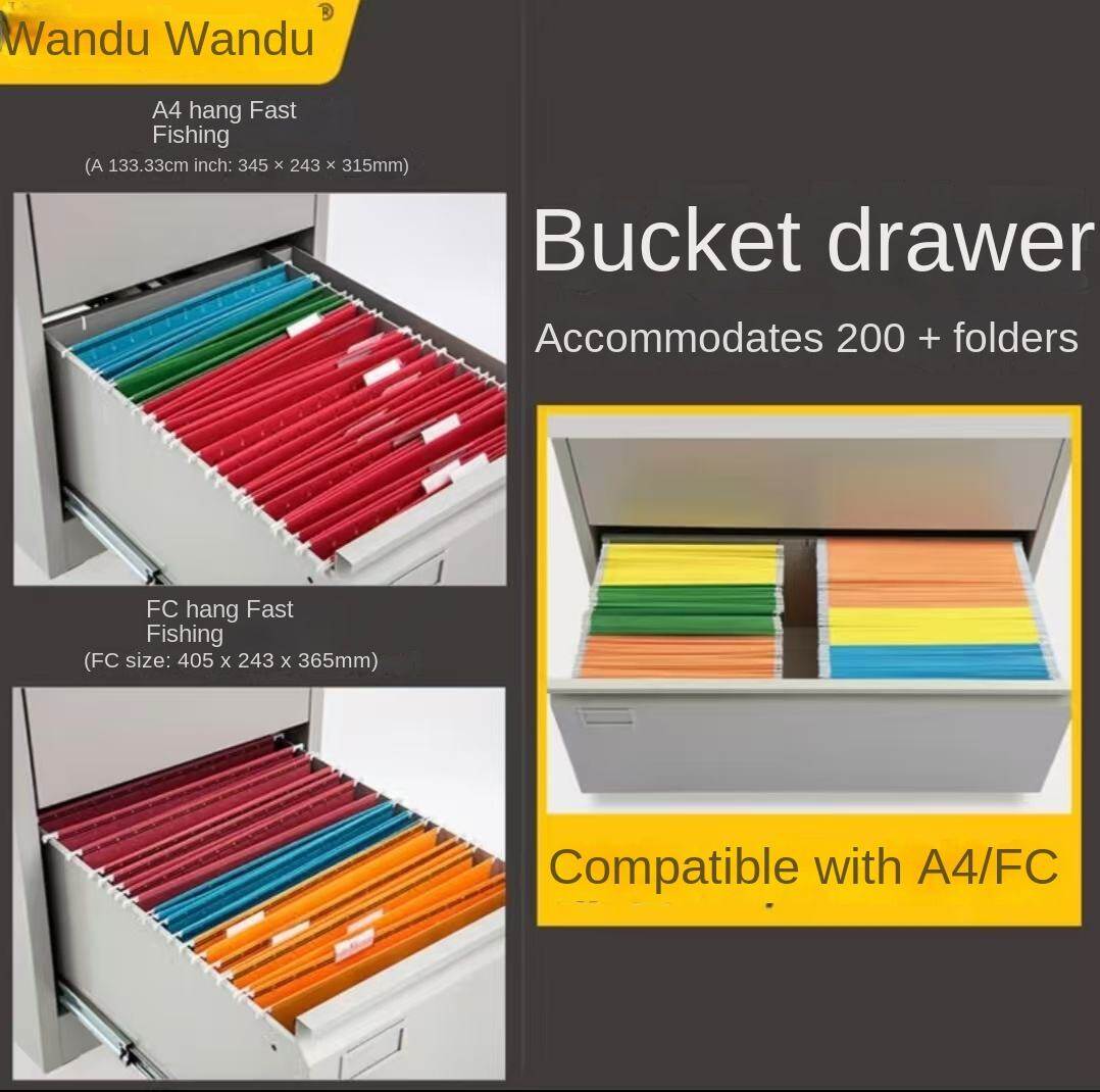 Factory Direct 730*900*400mm Customizable Logo Drawer Metal Mobile Cabinet with Key Lock