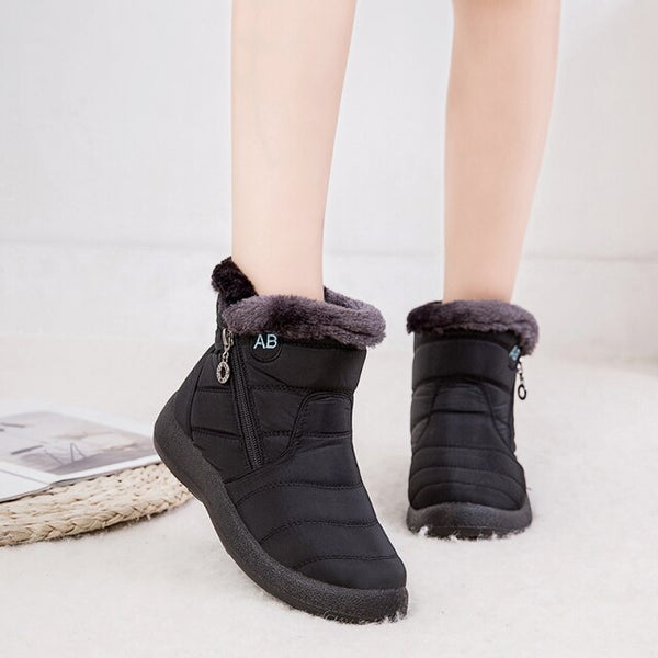 50% de desconto🥾Sapatos de inverno femininos confortáveis, impermeáveis ​​e antiderrapantes