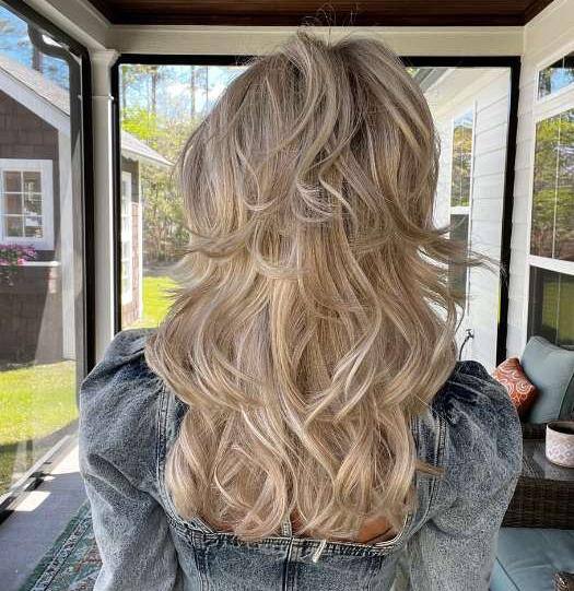 Hot New Fluffy Layered Wave Human Hair Wig