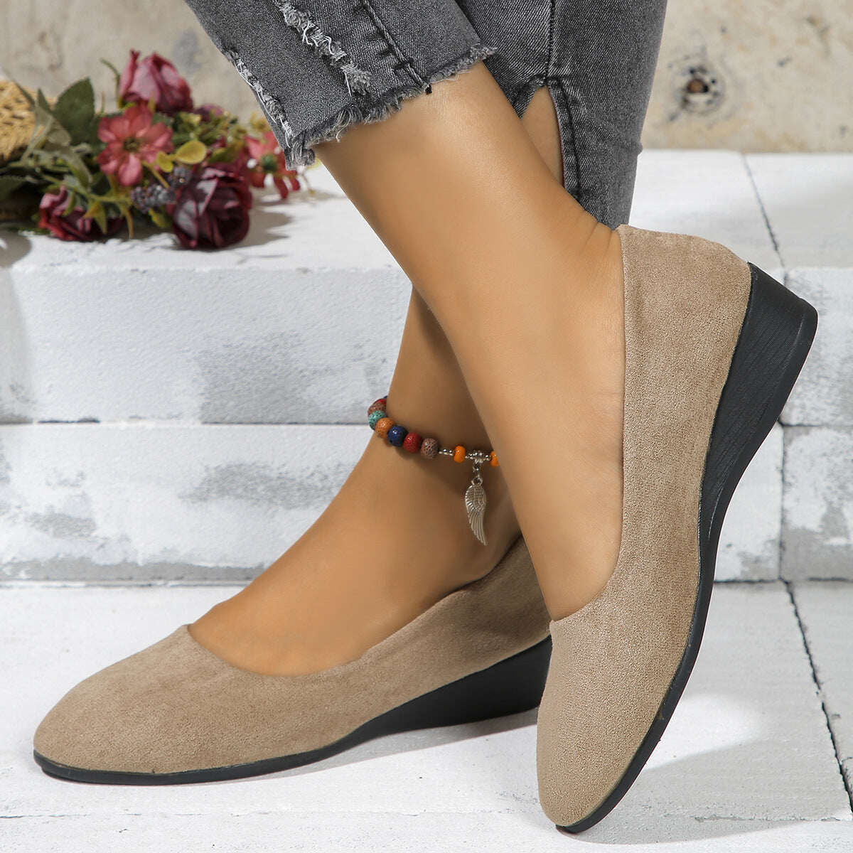🔥Último dia de liquidação 60% DE DESCONTO 🔥 Sapatos baixos ortopédicos confortáveis, leves, antiderrapantes e respiráveis ​​para mulheres