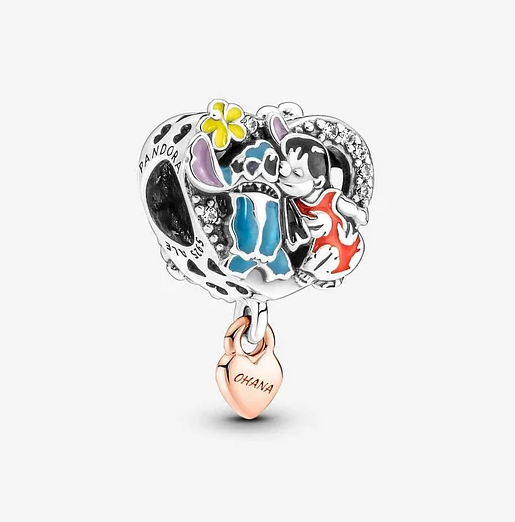 Disney Stitch Birthday Cake Charms și set de brățări