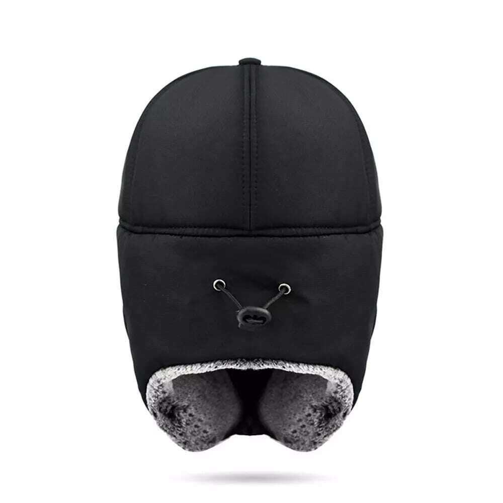 🧢❄️Férfi téli fülkalap csapdázó arcmaszk szőrme repülő repülő hőmeleg hó sísapka