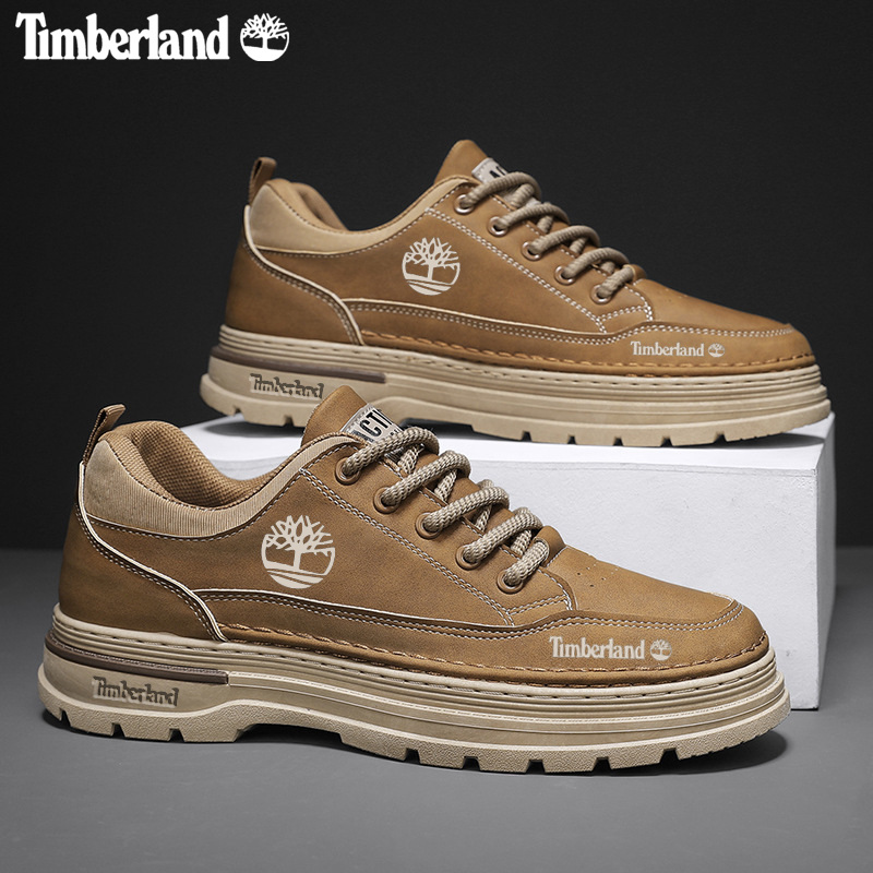 Sapatos de caminhada-Timberland para exterior com sola grossa resistente ao desgaste