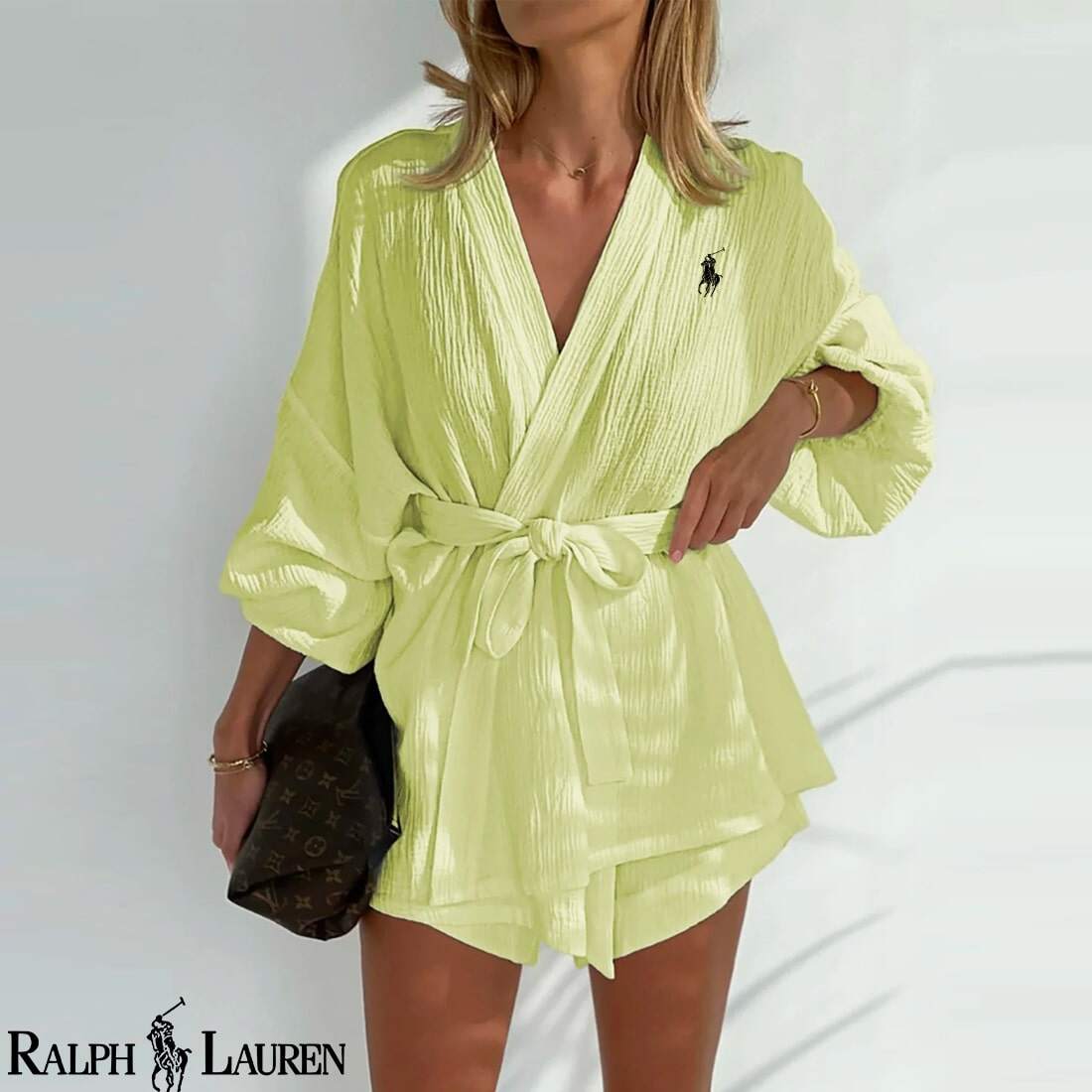 Conjunto de duas peças de algodão