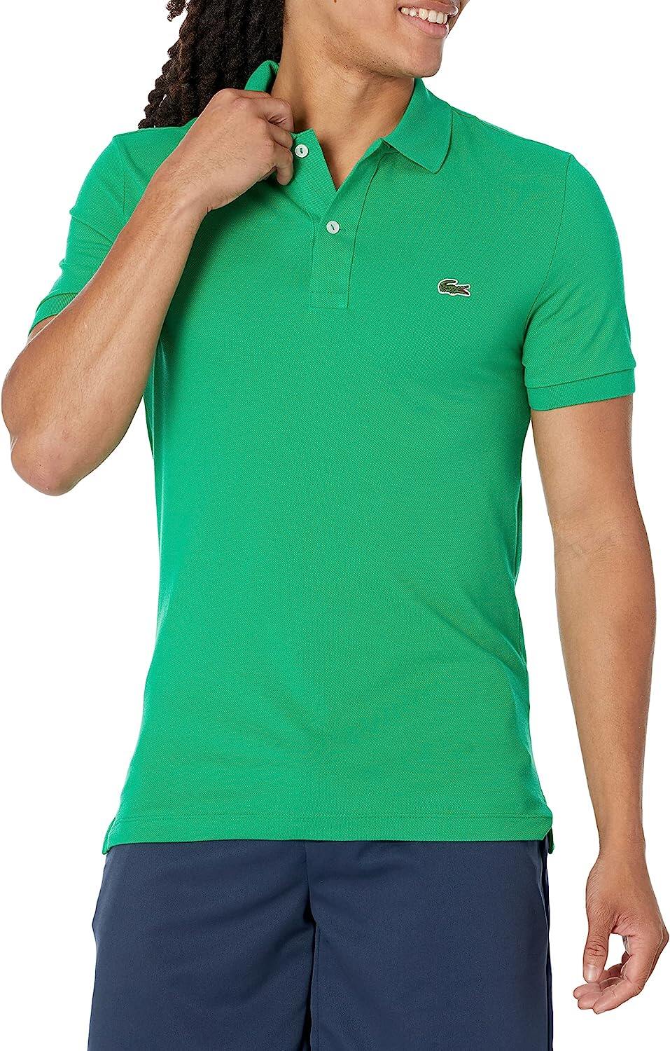 CAMISA POLO MASCULINA LACOSTE CLASSIC PIQUE SLIM FIT MANGA CURTA