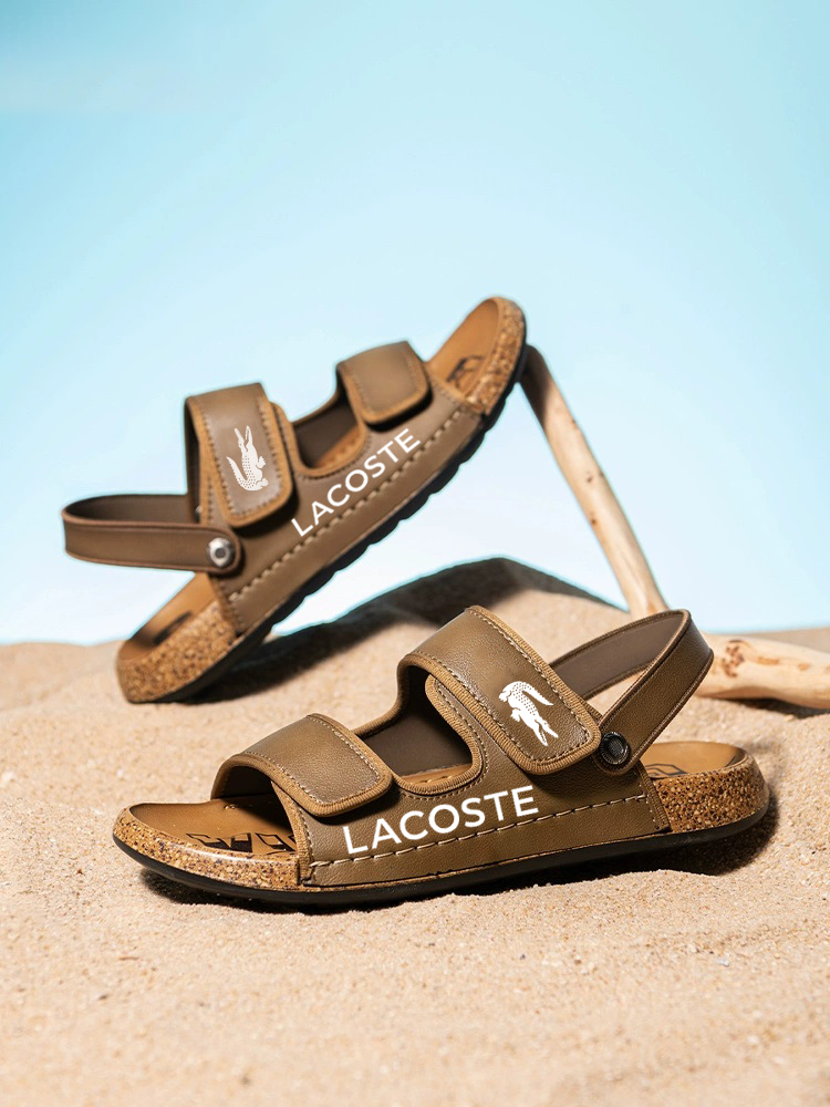 Sandały skórzane męskie Lacoste