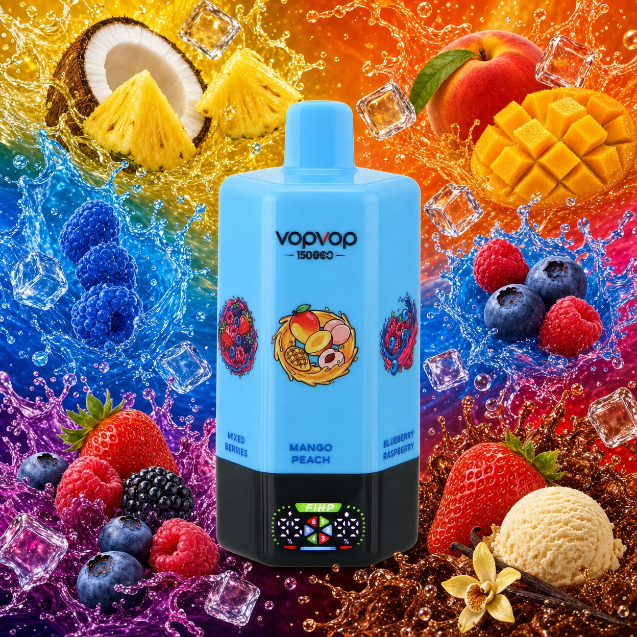vopvop-150k-6in1-blue-pineapple-coconut-blue-razz-mixed-berries-mango-peach-blueberry-raspberry-strawberry-vanilla-coke (1)