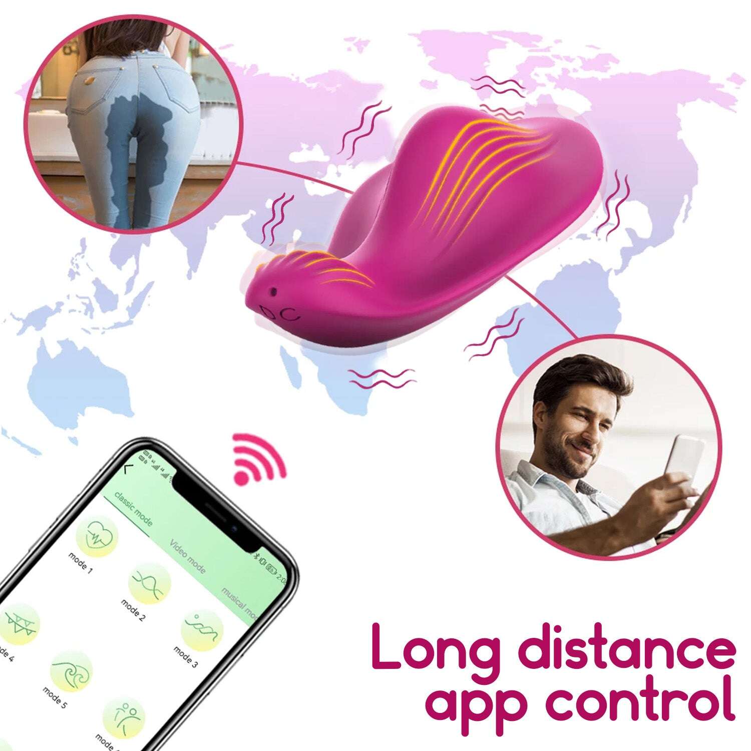 💥2025 年限时 75% 折扣🔥SUPTRUCK™ Pantea 🔥9 种模式可穿戴内裤振动器