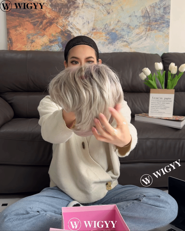 Perucas curtas elegantes Wigyy