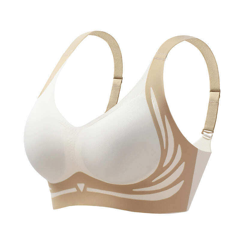 💕Sutiã push-up sem fio com levantamento e anti-gotas