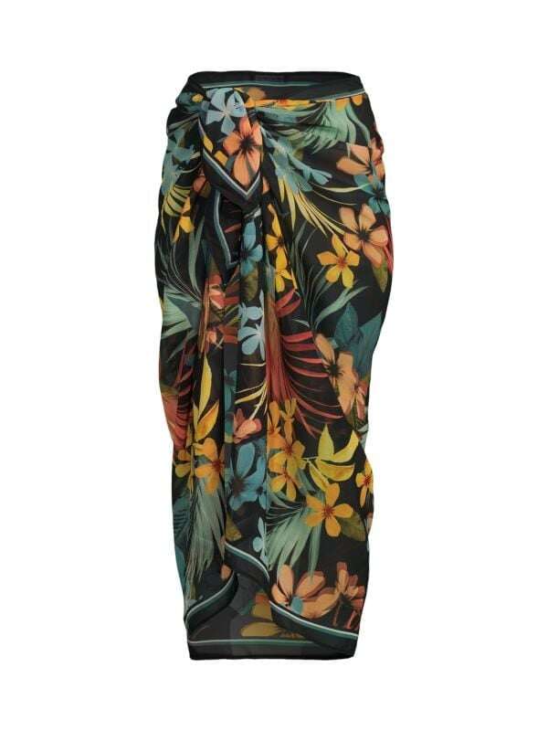 🤩Belly swimming costume set with floral pattern and V-neckline