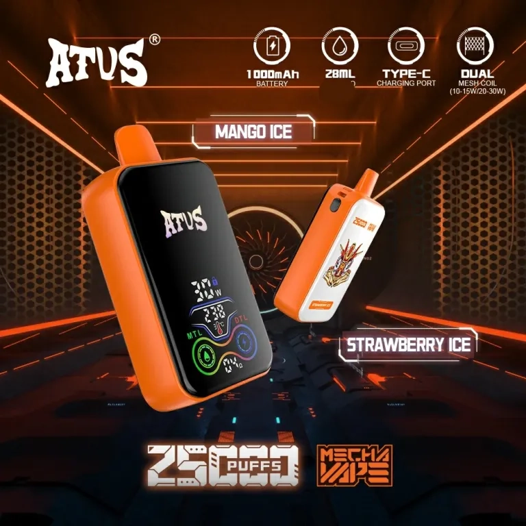 ATVS 25000 Puffs Vapes Banana Ice