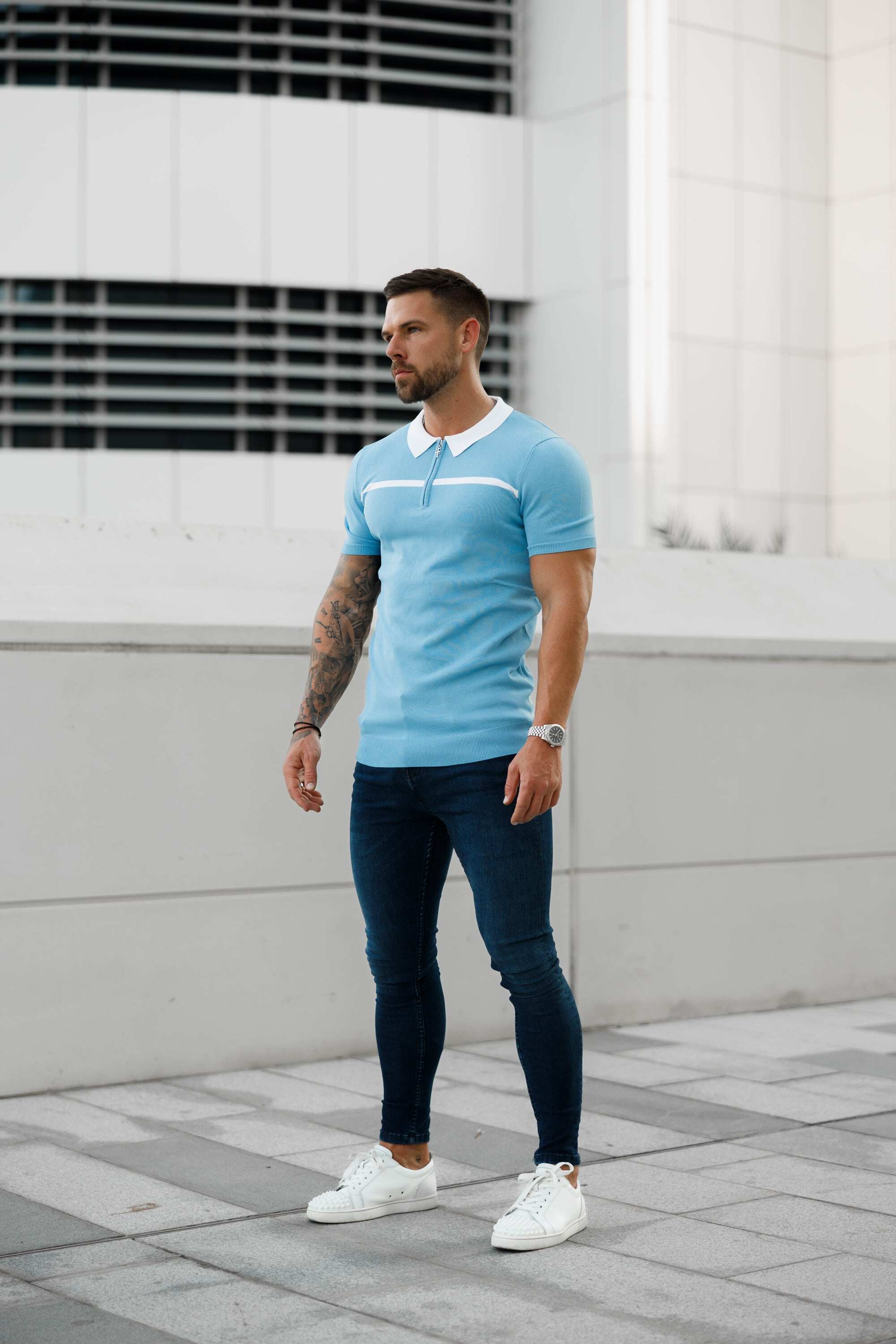 Ultra Stretch Navy Slim Jeans - FSJEAN001