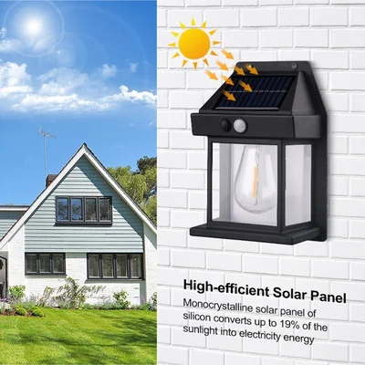 🔥Nowa lampa ścienna solarna z wolframu na rok 2025 do użytku na zewnątrz🔥