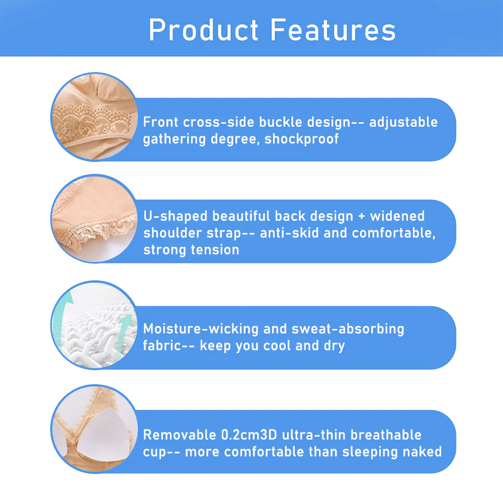 Sutiã de turmalina sedoso modelador Fivfivgo™