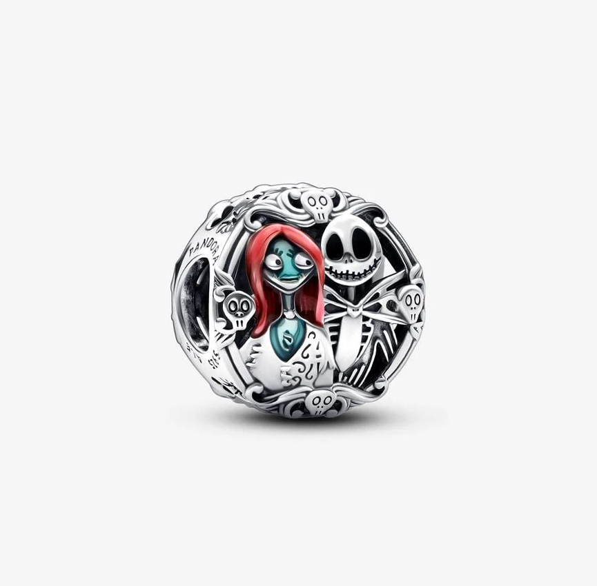 Set de brățări cu farmec și nod de iubire cu dovleac Disney's Nightmare Before Christmas