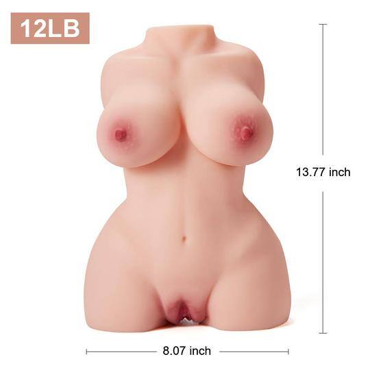 12,7 lb Big Bold Boobs Upstand Quente Curvy Boneca Sexual Masturbador Masculino