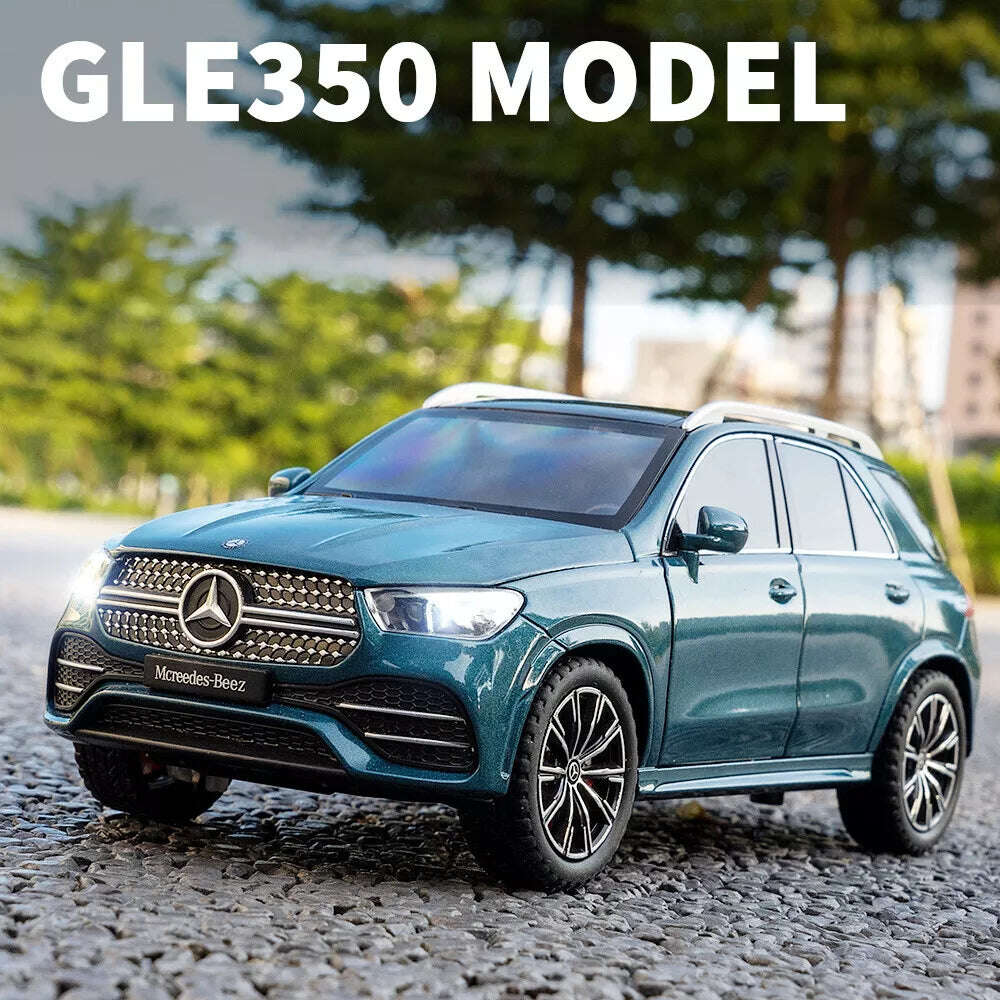 1:24 Алуминиева отлята под налягане кола играчка Mercedes-Benz GLE 350 със звук и светлина