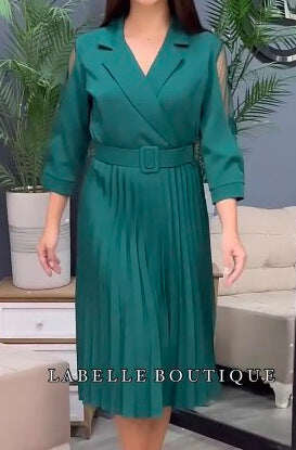 S-5XL👗Vestido premium outono-inverno em preto puro, alta qualidade