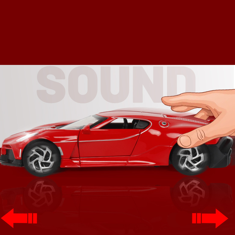 Μοντέλο του supercar Bugatti La Voiture Noire σε κλίμακα 1:24