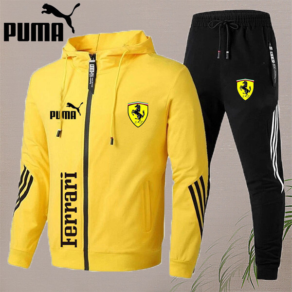PUMA®2025Kétrészes férfi hétköznapi sportkészlet tavaszra és őszre