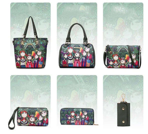 „ИЗКЛЮЧИТЕЛНО ОГРАНИЧЕНО ИЗДАНИЕ“ 🔥 ПЕРСОНАЛИЗИРАНА ЧАНТА ОТ 6 БР. КОЖЕНА ДАМСКА ЧАНТА