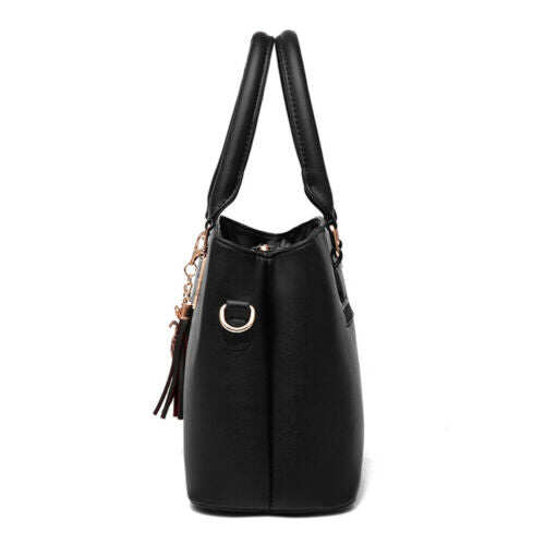 2 peças bolsas de ombro femininas bolsas de ombro conjunto de bolsa de couro PU