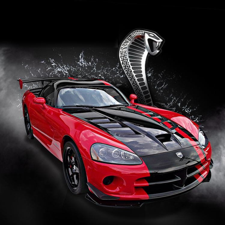 1:24 Модел на Dodge Viper, отлят под налягане