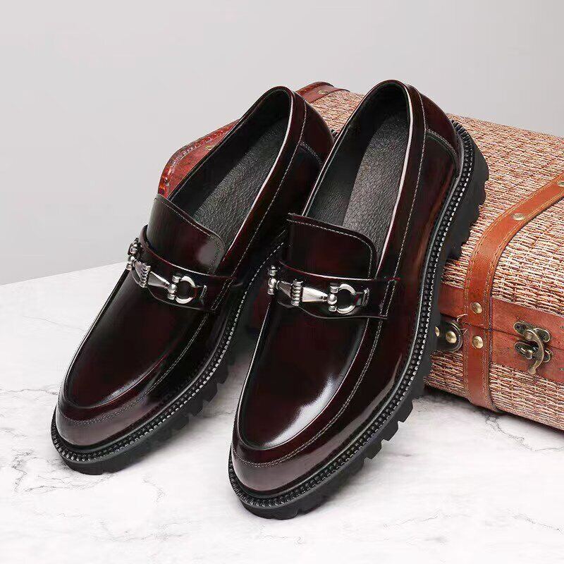 Mocassins de couro elegantes e clássicos para homem | 50% de desconto