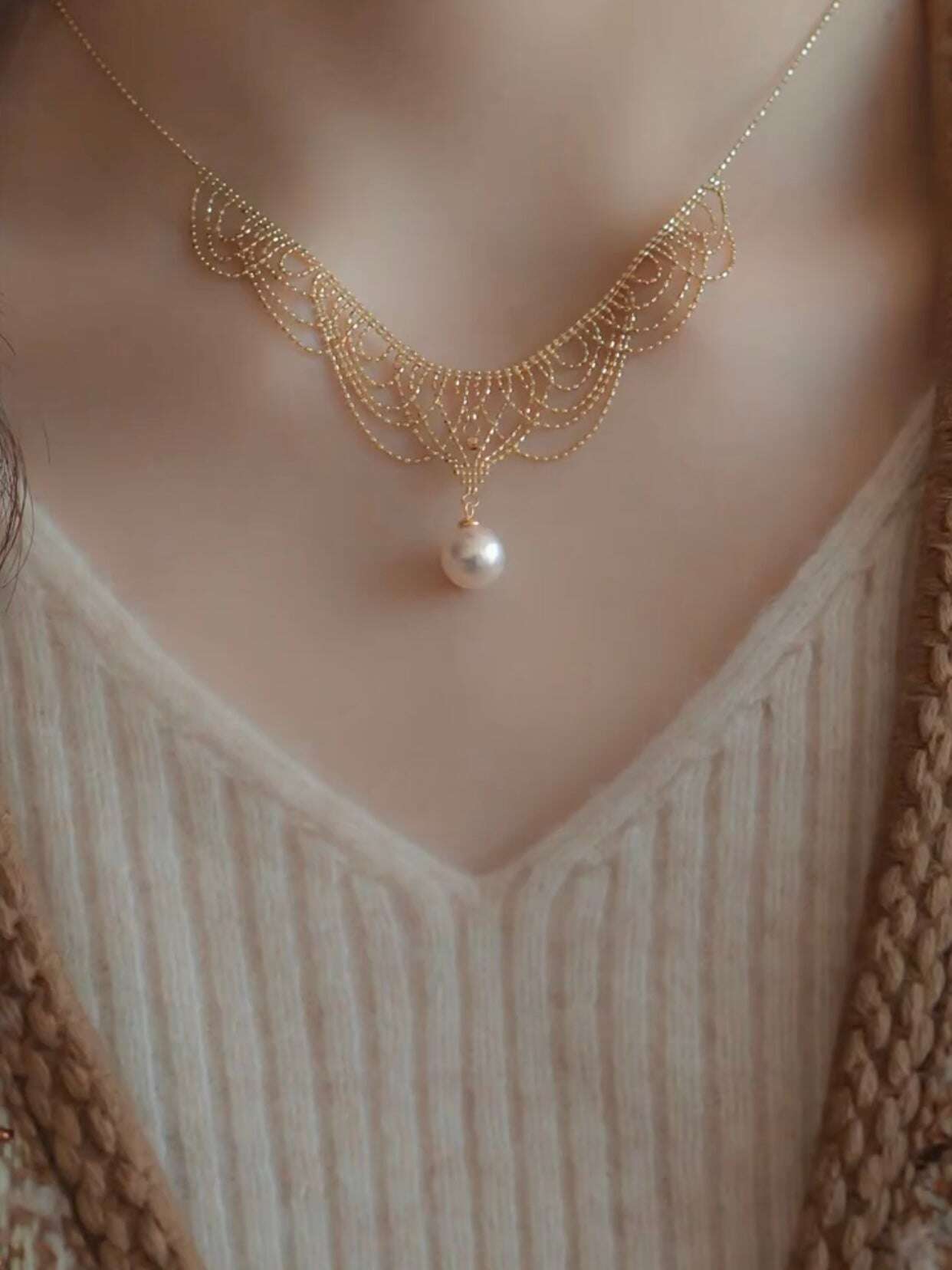 Колие Amelia | 24k златно покритие