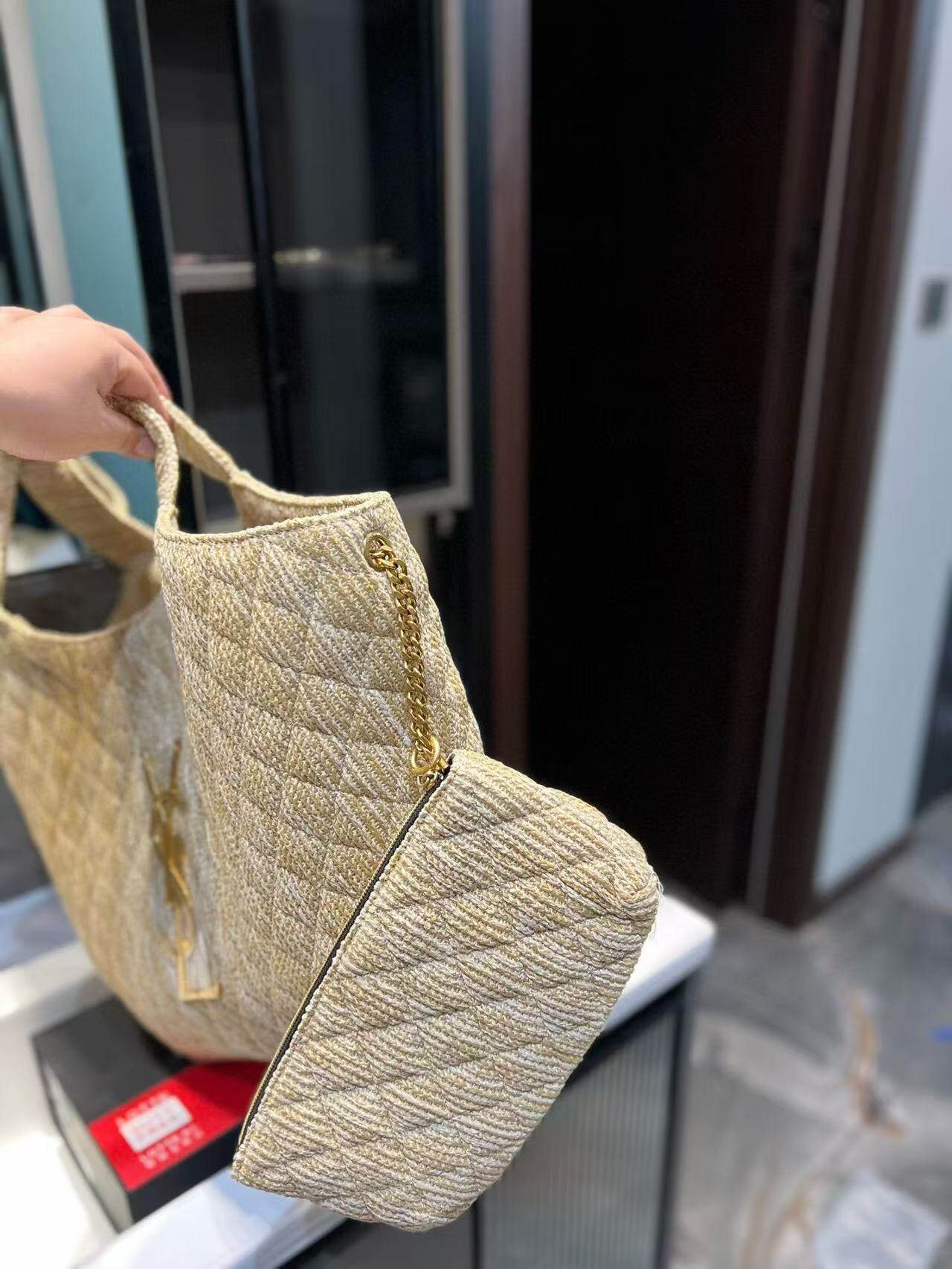 Bolsa de compras YSL Gaby Linen