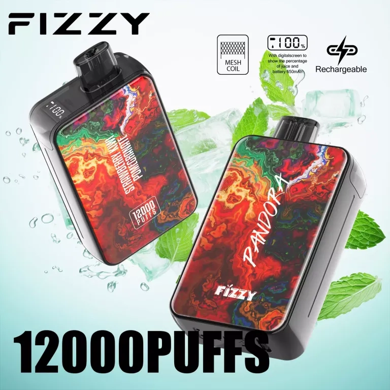 Fizzy Pandora 12000 Puffs LCD Screen Rechargeable Disposable Vapes