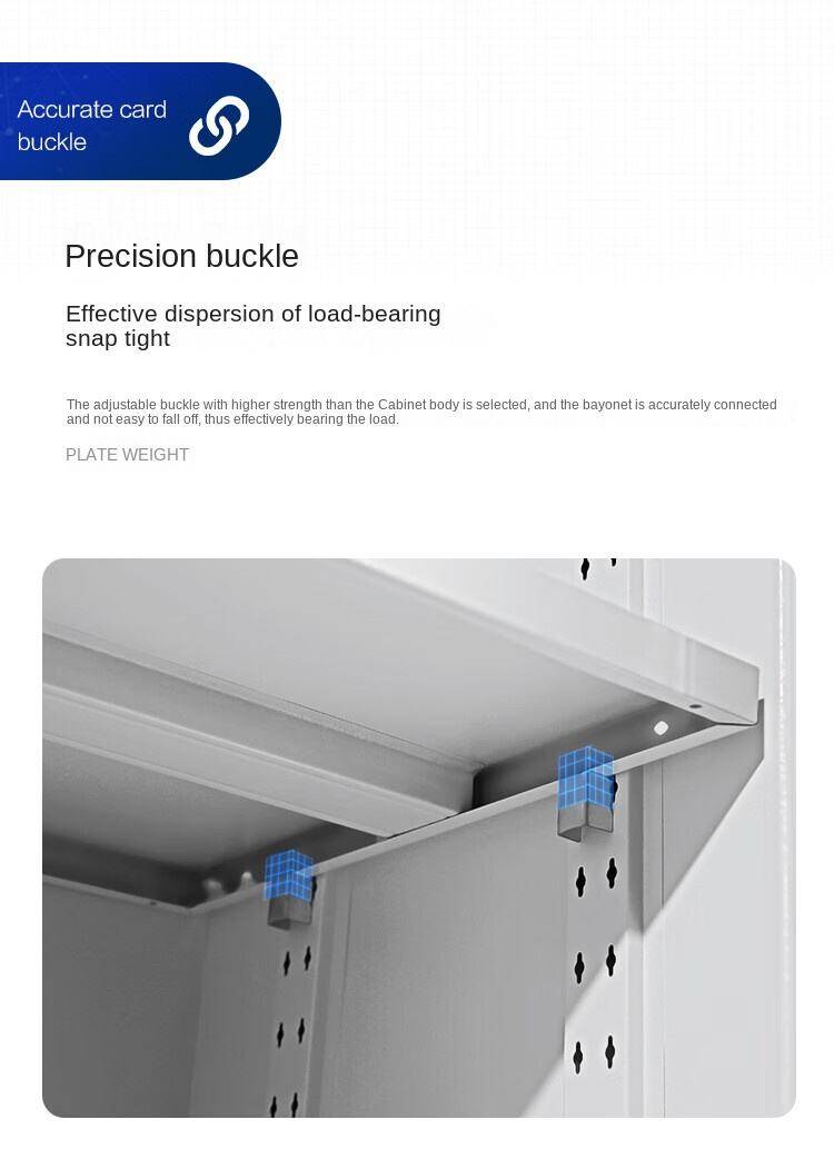 Wholesale Customizable Color 1850*900*400mm Adjustable Layer Plate Large Filing Cabinet With Hidden Handle