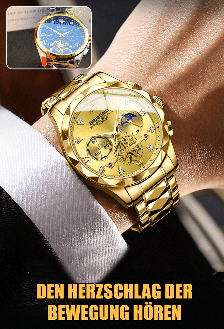 Нова серия многофункционални часовници с хронограф с шест стрелки