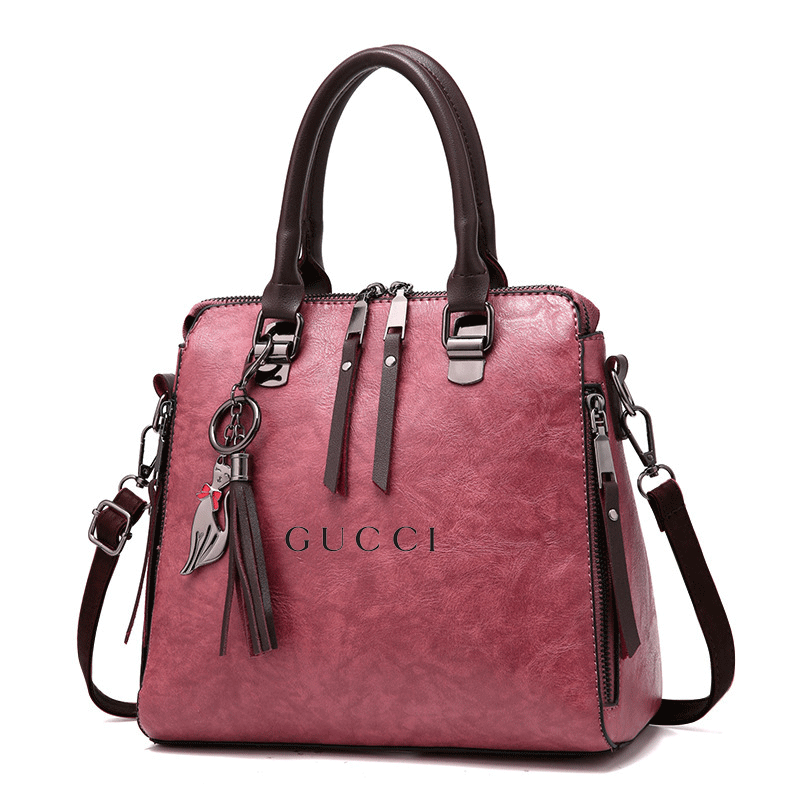 Torebka damska GUCCI w stylu retro o dużej pojemności. Listonoszka na ramię