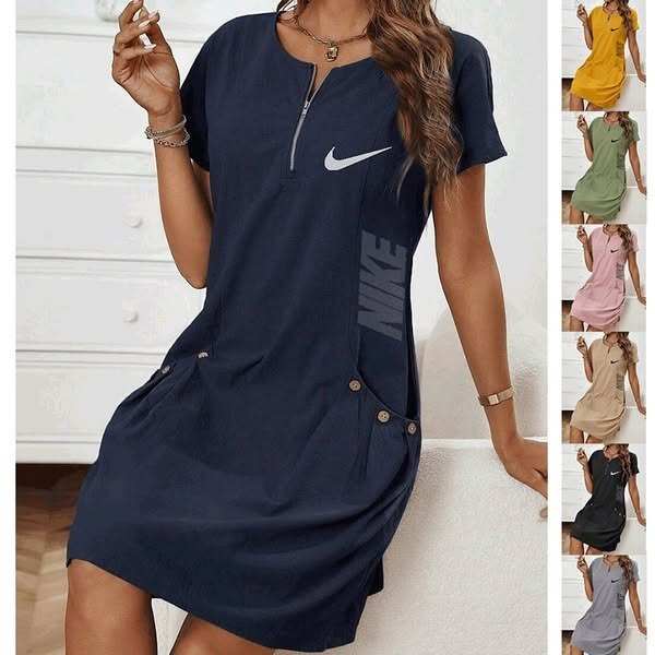 2025. NOVO VESTIDO FEMININO COM UMA ÚNICA COR NIKE