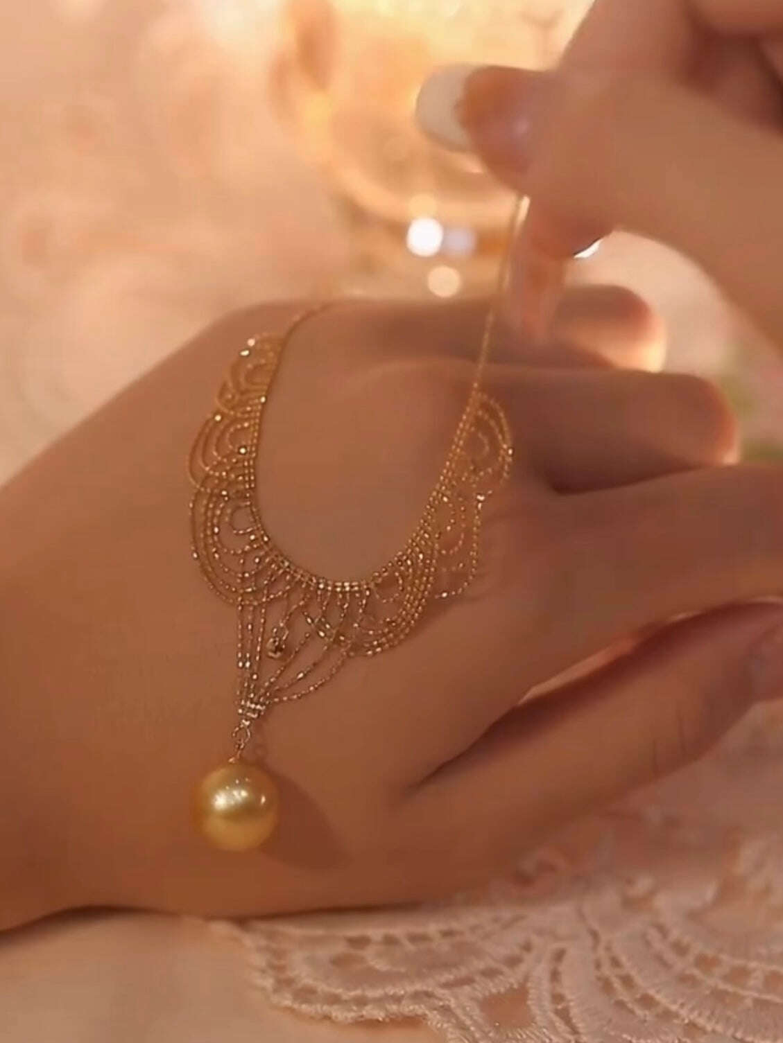 Колие Amelia | 24k златно покритие