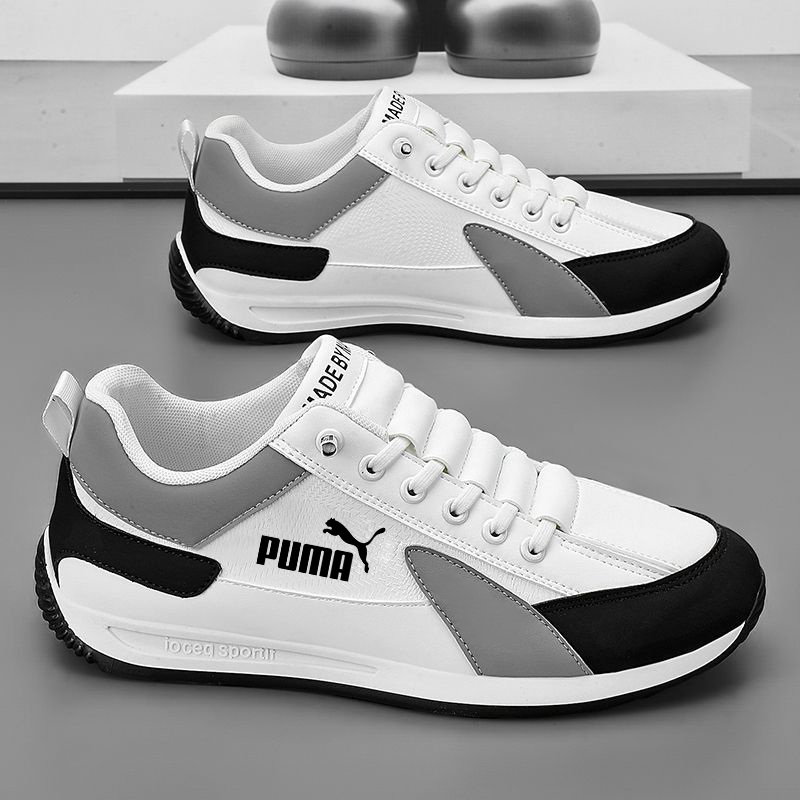 PUMA Novos sapatos casuais masculinos respiráveis ​​e versáteis de sola grossa