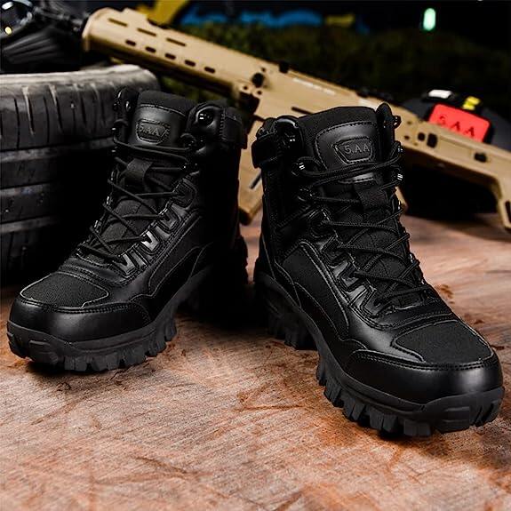 Męskie wodoodporne buty robocze, odporne na zwichnięcie i przebicie, buty turystyczne (zwiększenie trwałości)