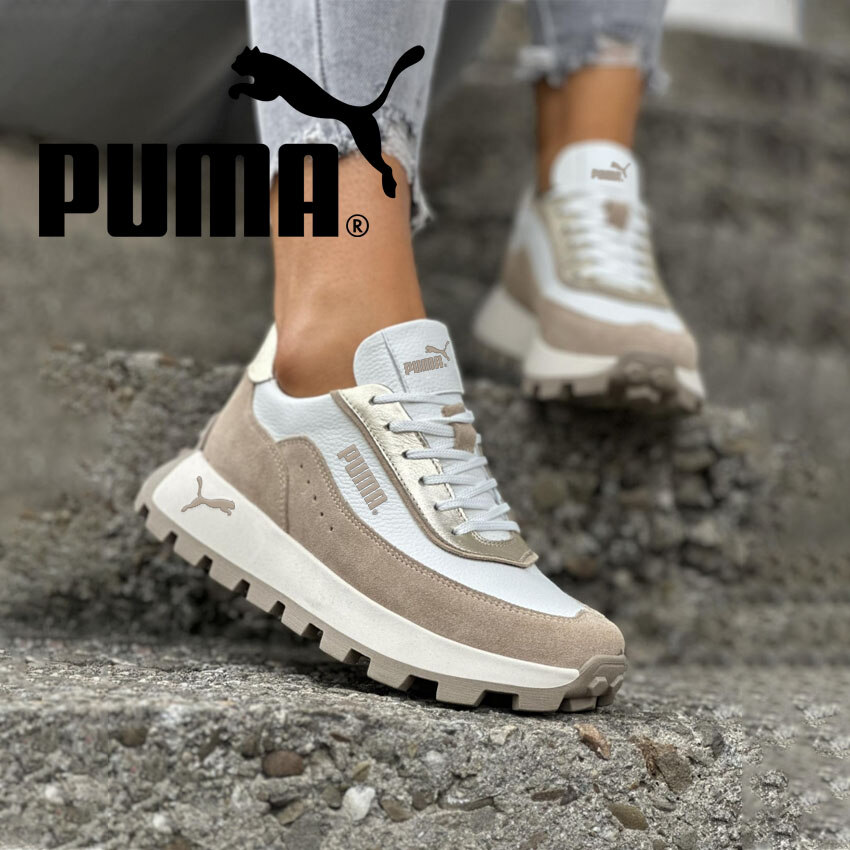 PUMA 2025 Niezwykle stylowe botki ze skóry – połączenie klasyki i komfortu