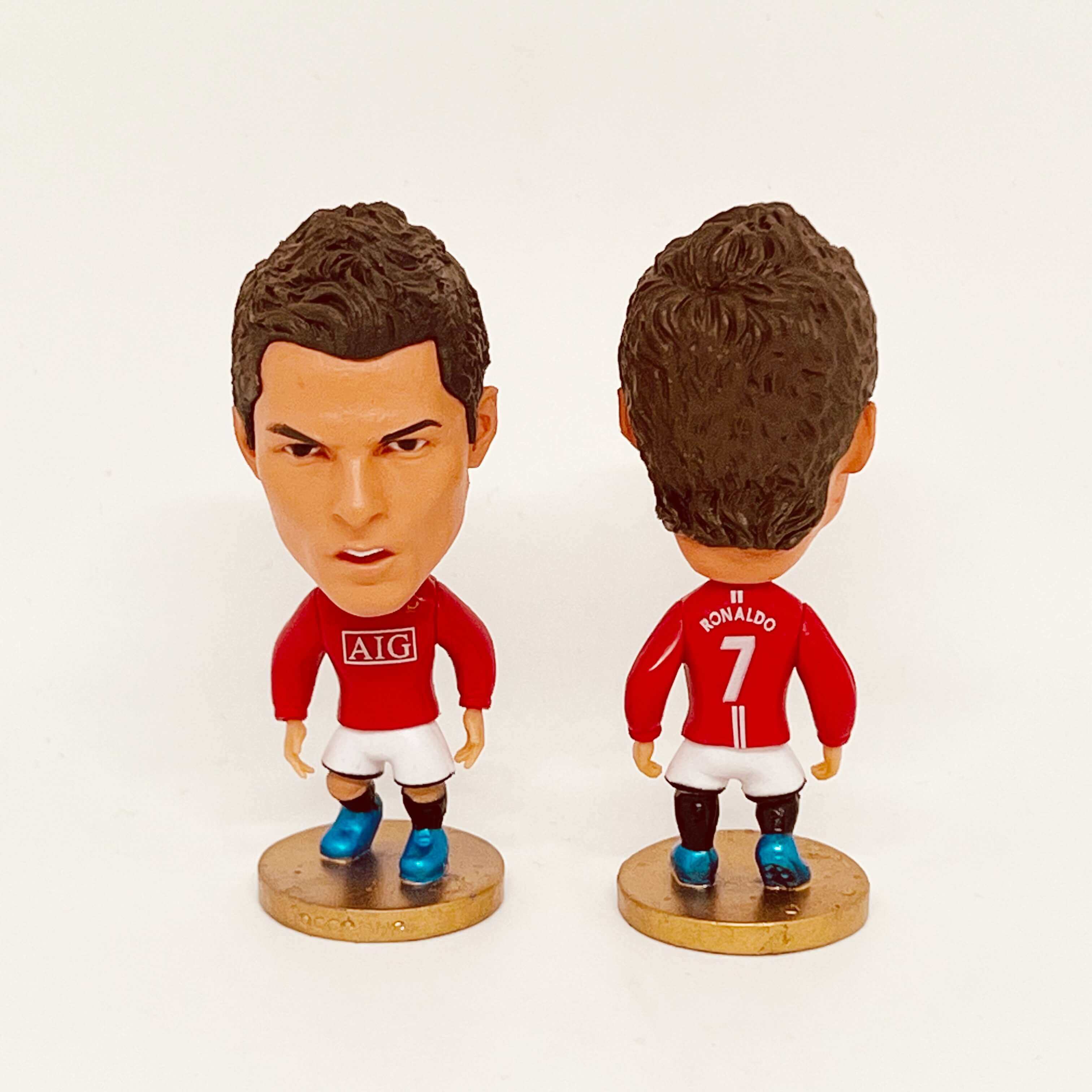 🔥⚽2025 Conjunto de estatueta de anime de estrela de futebol mais vendido e ornamento de mini troféu de metal🏆